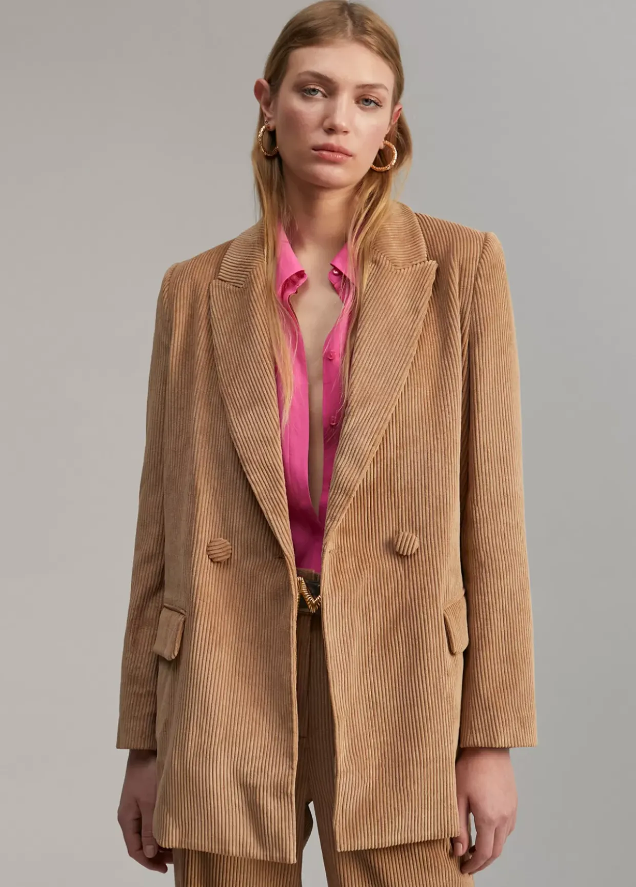 Americana oversize de pana