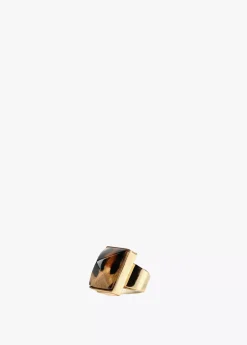 Anillo cristal animal print