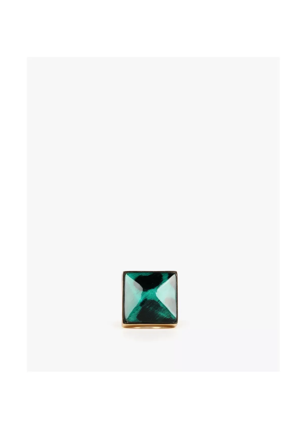 Anillo cristal animal print