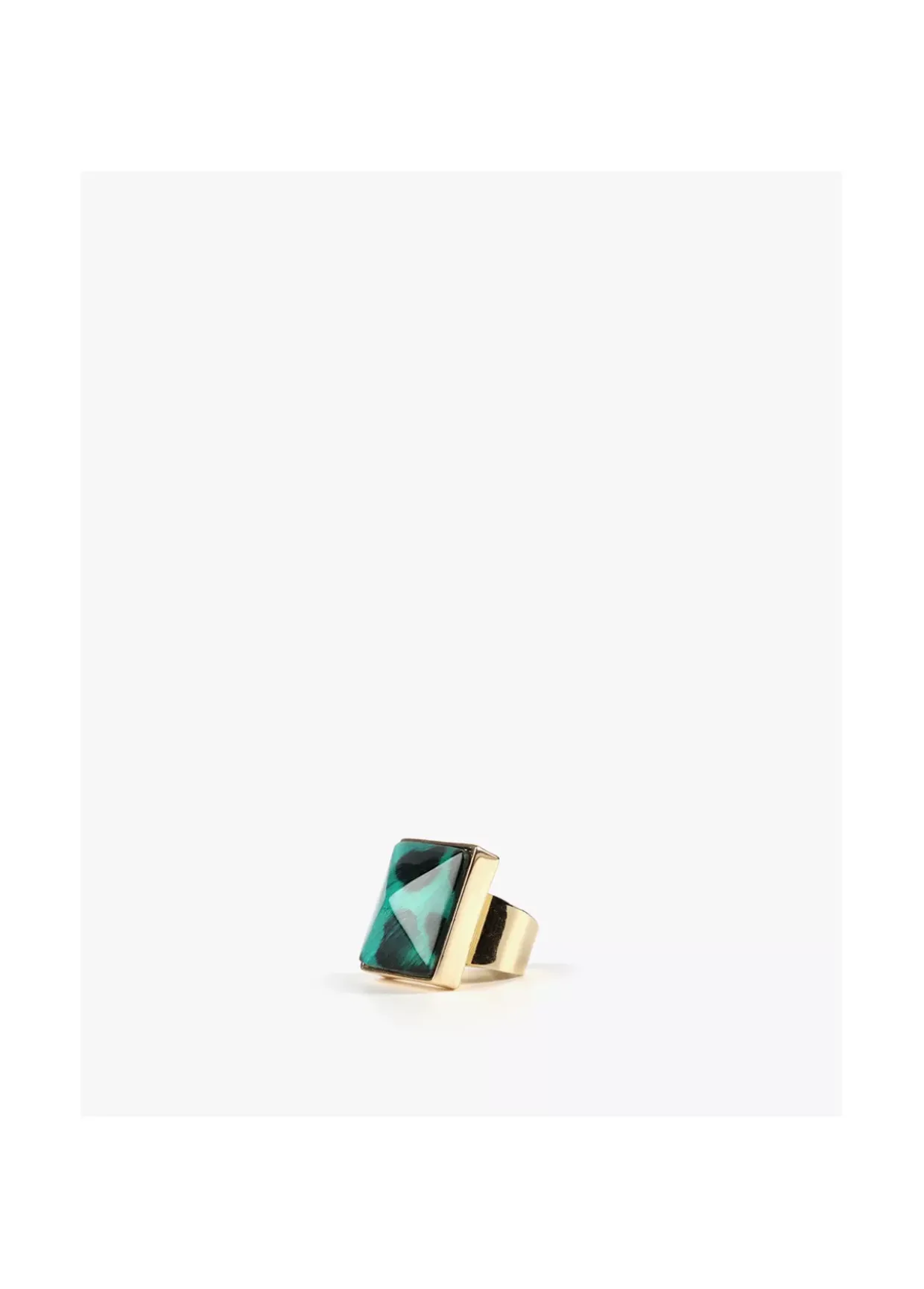 Anillo cristal animal print