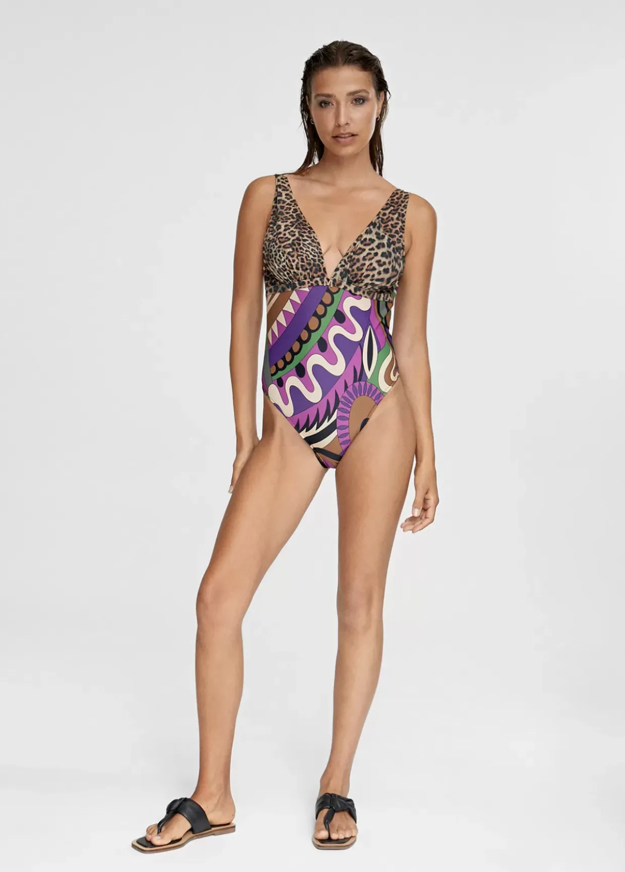 Bañador Animal Print y Paisley