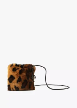 Bandolera efecto pelo animal