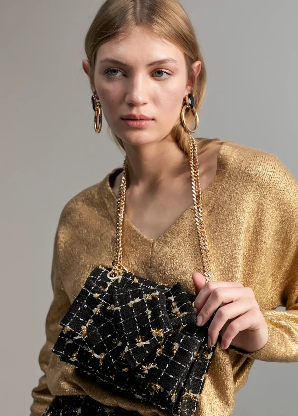 Bandolera tweed