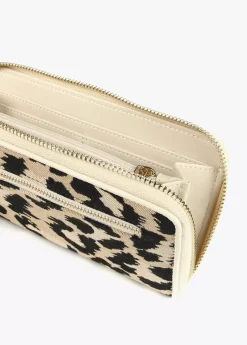 Billetero grande animal print