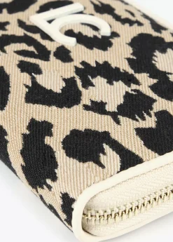 Billetero grande animal print
