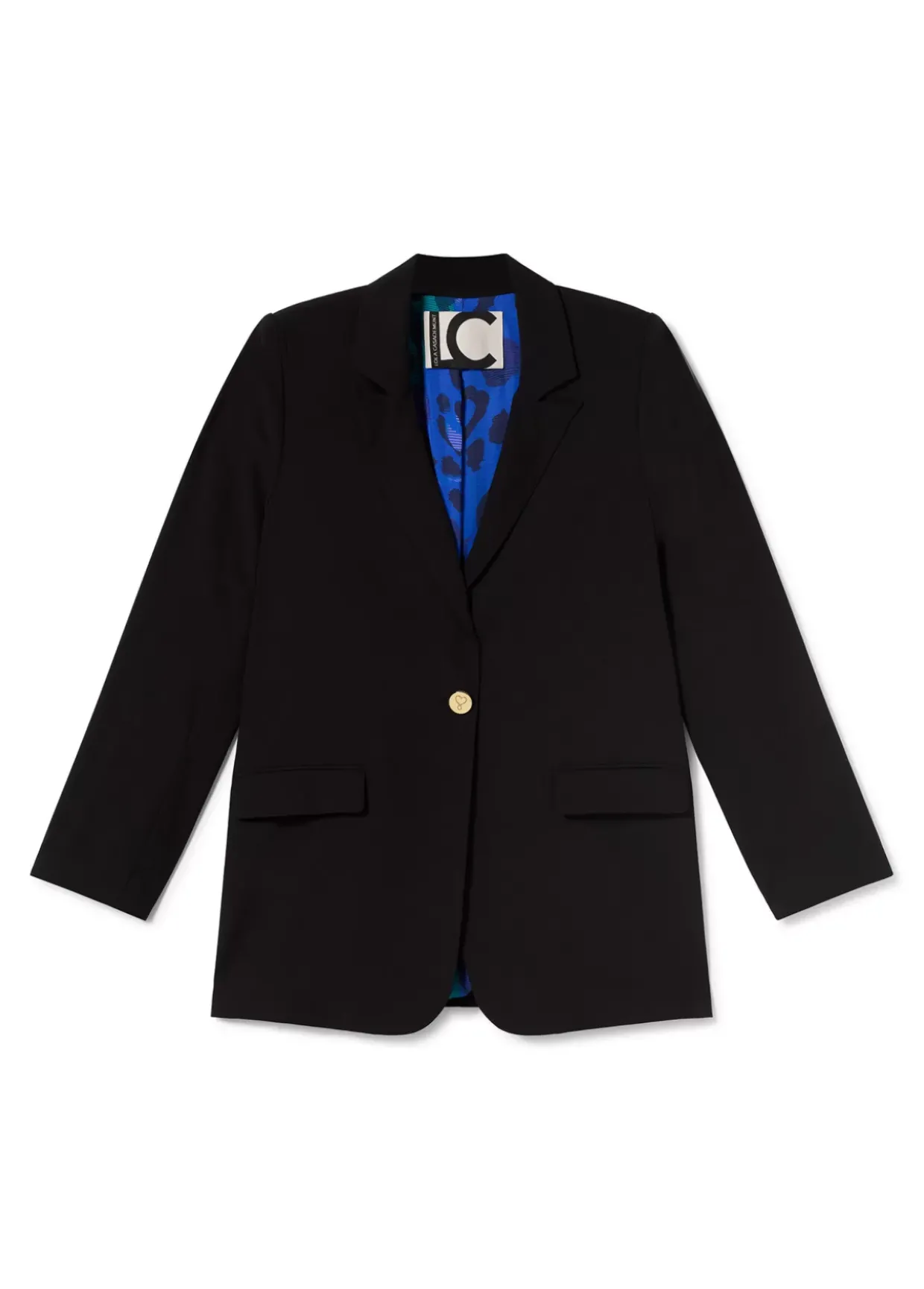 Blazer forro contraste