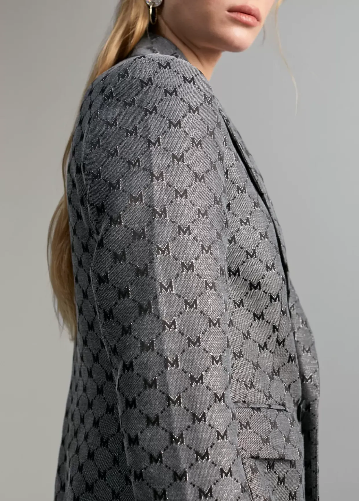 Blazer jacquard monograma