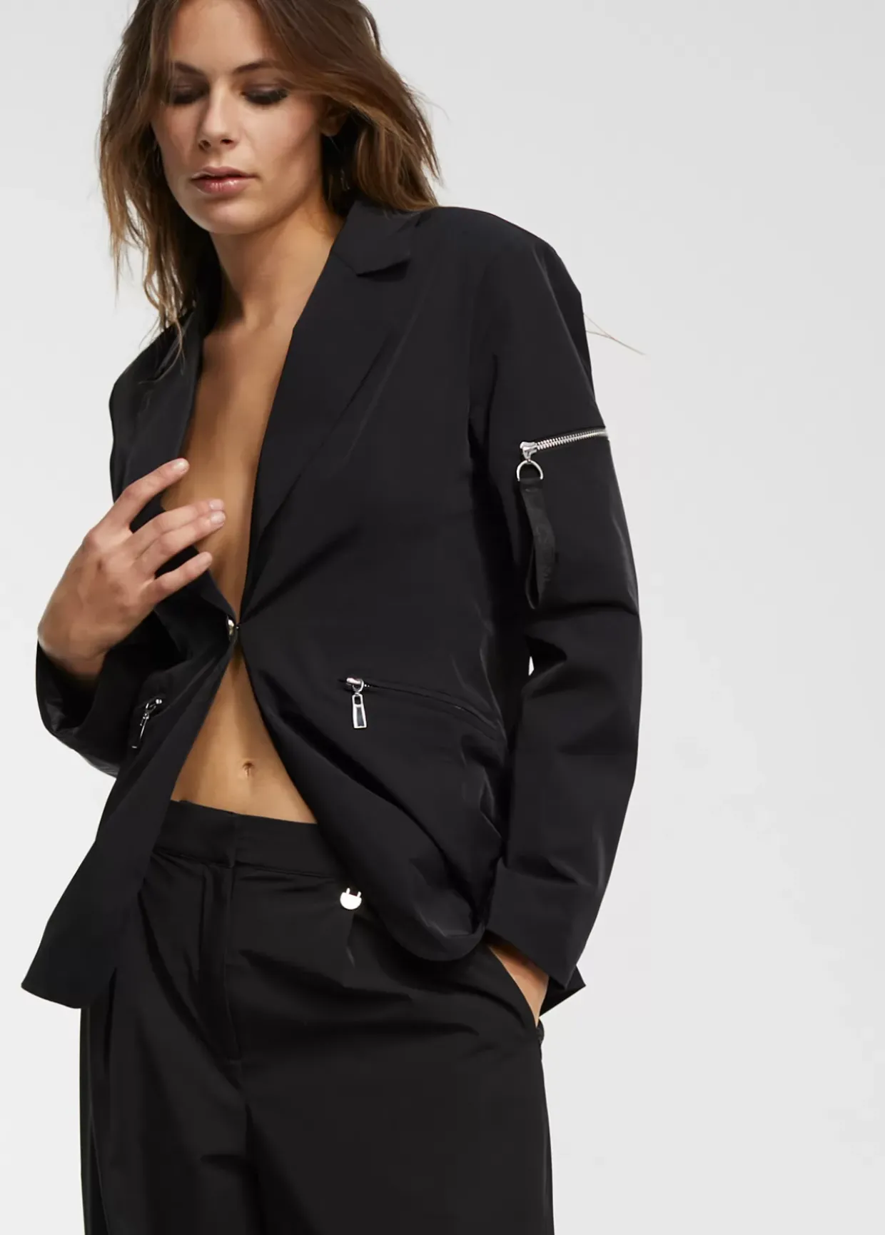 Blazer técnica cremalleras