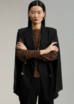 Blazer tipo capa