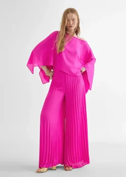 Blusa/capa satinada