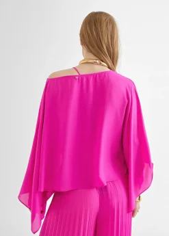 Blusa/capa satinada