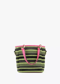 Bolso bandolera bicolor