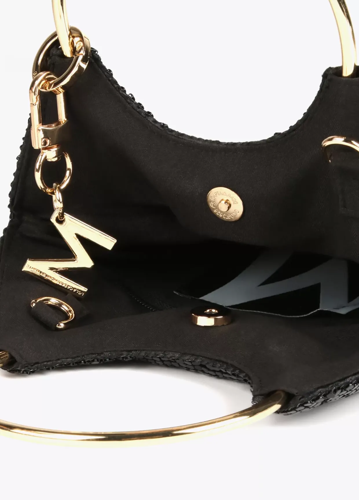Bolso fiesta dorado
