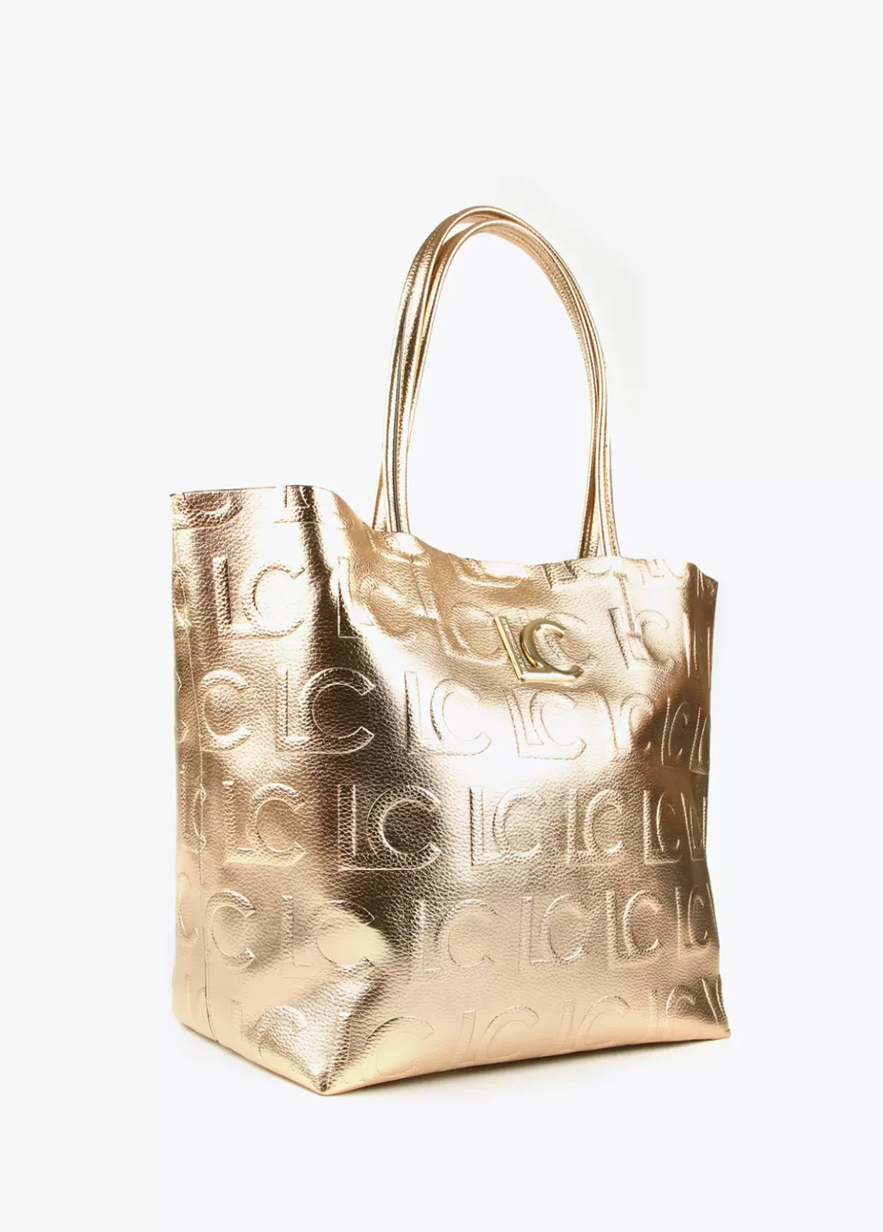 Bolso shopper metalizado