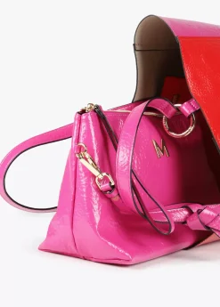 Bolso tipo shopper bicolor