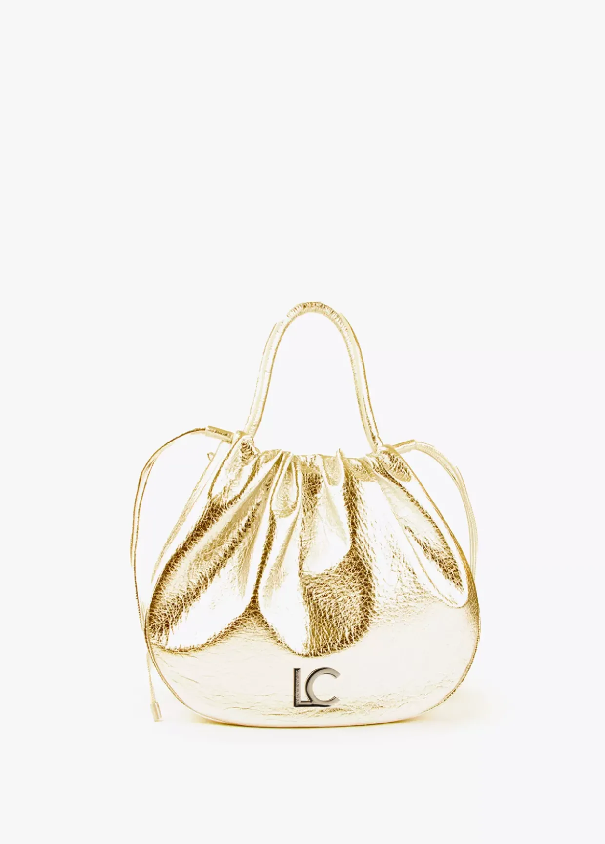 Bolso tipo shopper semicircular
