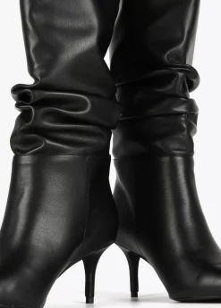 Bota caña fruncida