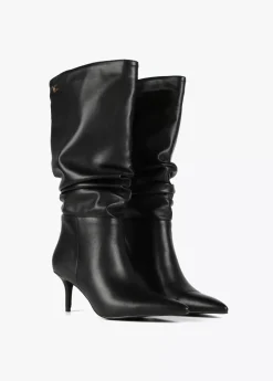 Bota caña fruncida
