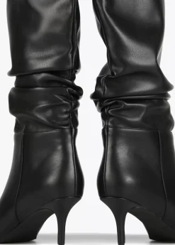 Bota caña fruncida