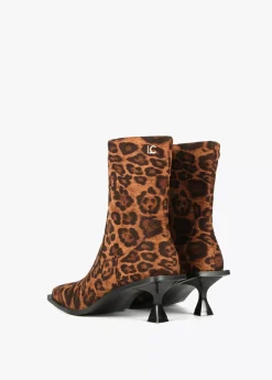 Botín tejido animal print