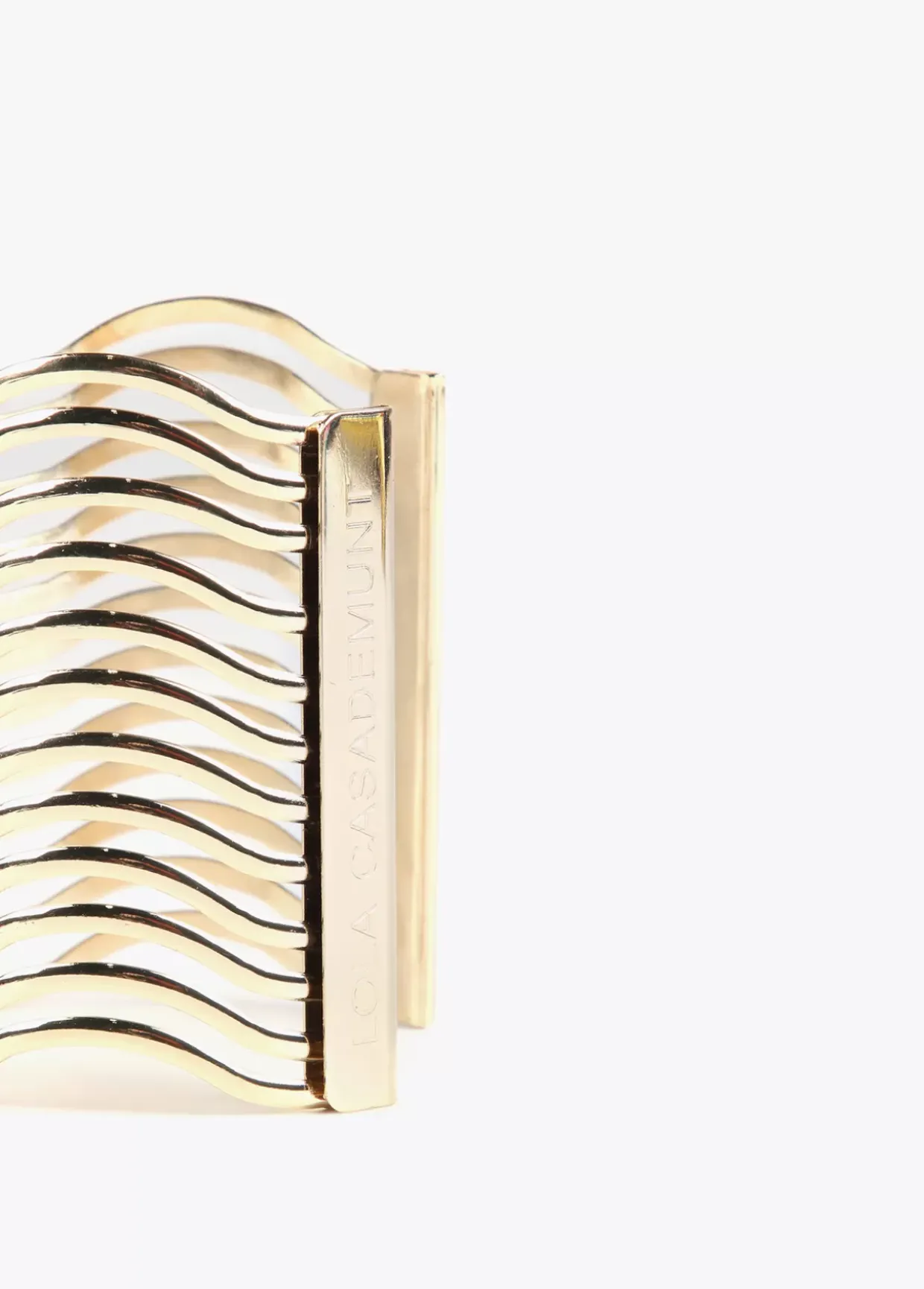 Brazalete ancho dorado