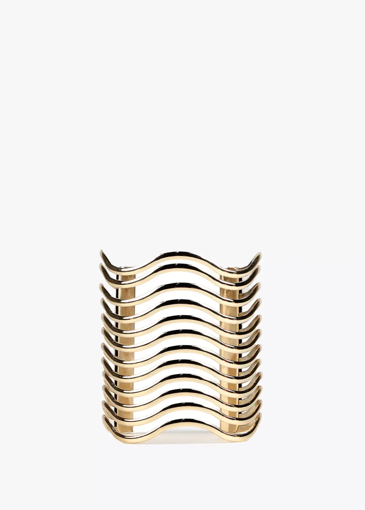 Brazalete ancho dorado