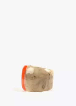 Brazalete rígido bicolor