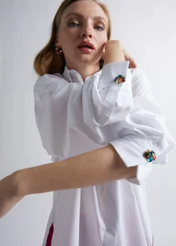 Camisa botones joya |  COLECCIÓN MAITE | Lola Casademunt