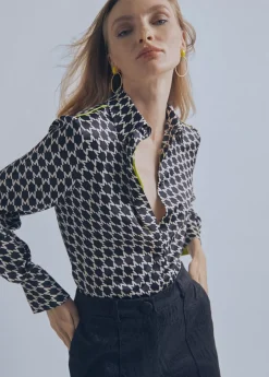 Camisa detalle fluor |  Ropa | Lola Casademunt