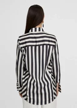 Camisa fluida de rayas