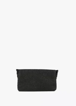 Cartera de mano con piedras de color