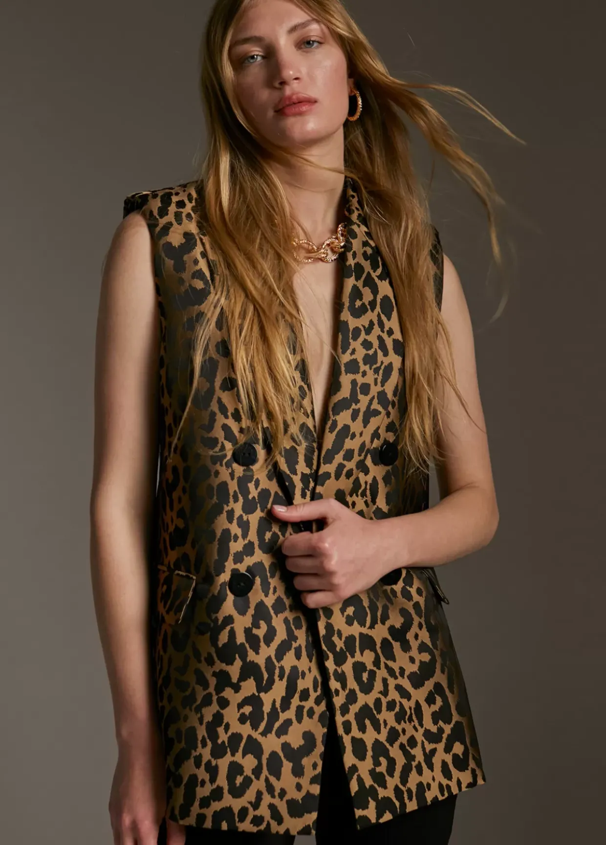Chaleco animal print