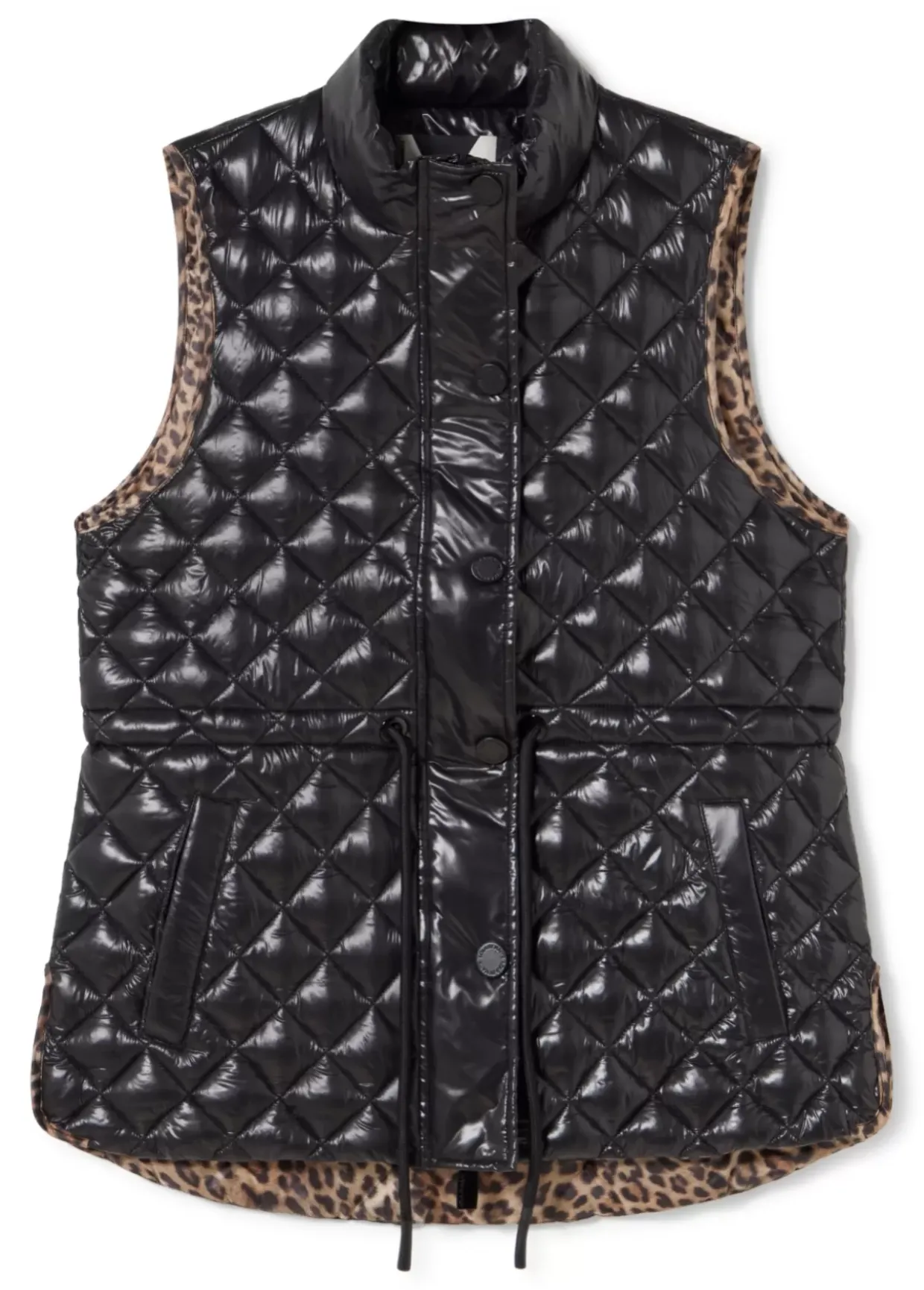 Chaleco detalles animal print