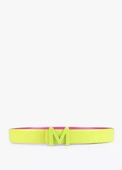 Cinturón reversible hebilla fluor