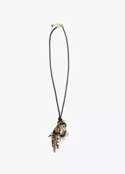 Collar con colgante multi abalorios