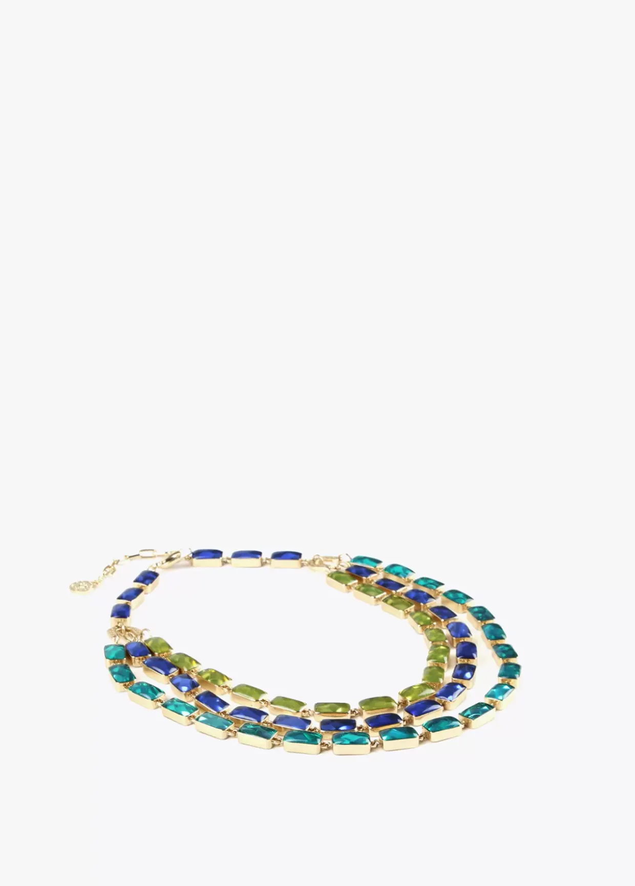 Collar cristales multicolor