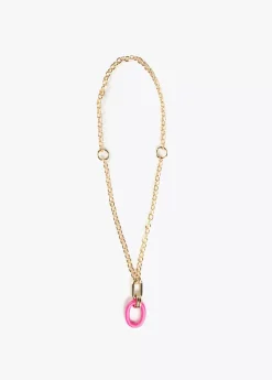Collar doble cadena y colgante