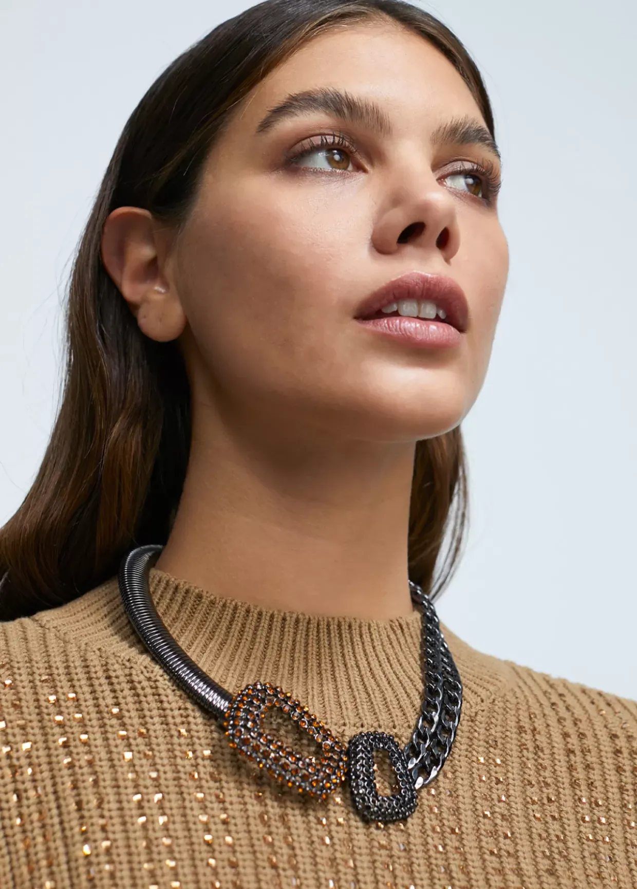 Collar gargantilla doble pieza