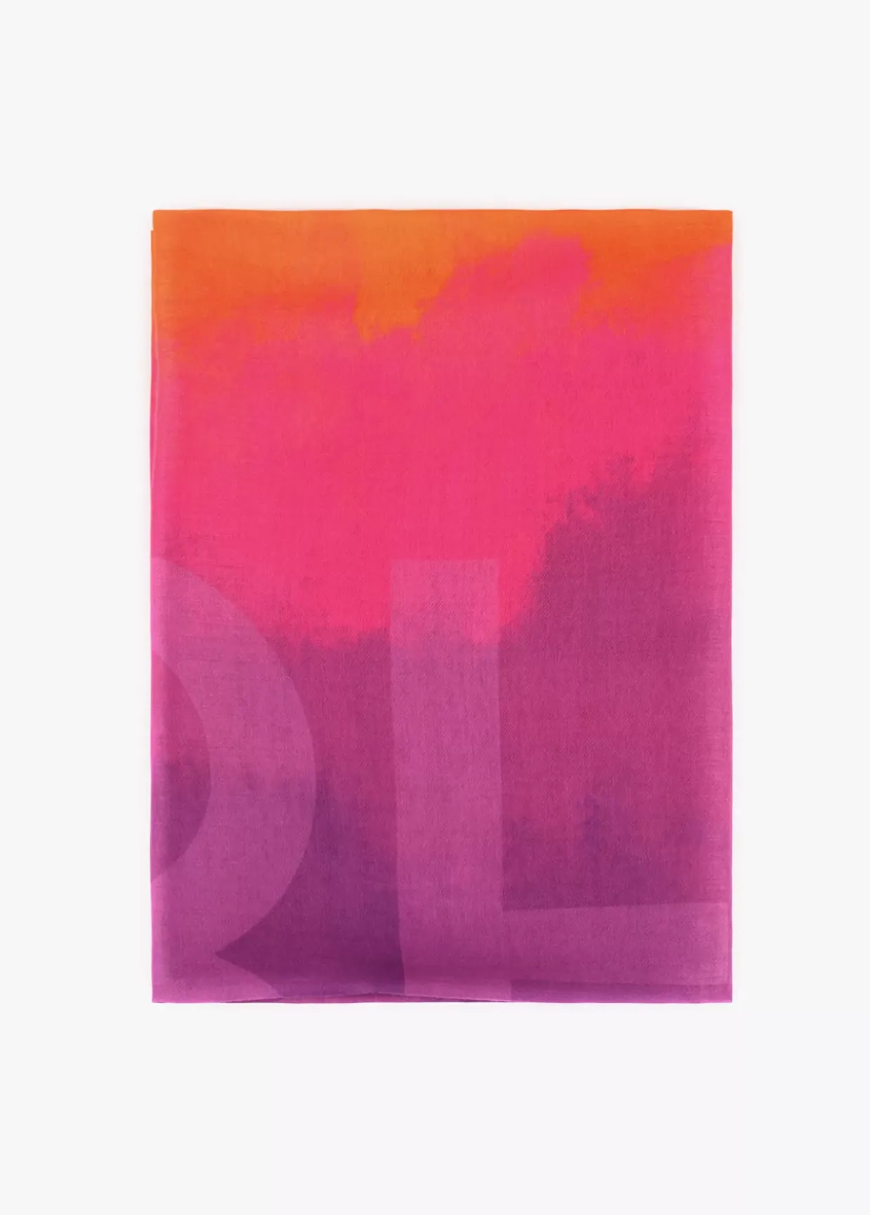 Fular fucsia y naranja