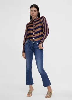 Jeans azul campana