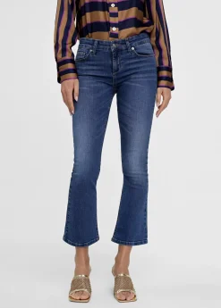 Jeans azul campana