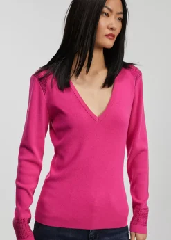 Jersey punto strass