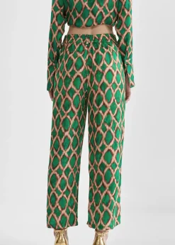 Pantalón culotte estampado