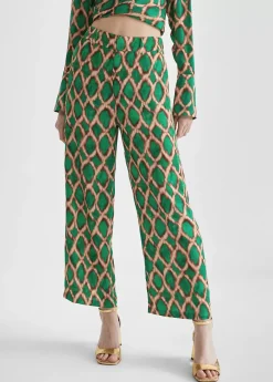 Pantalón culotte estampado