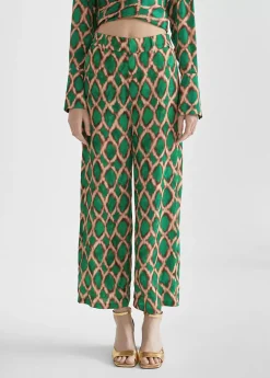 Pantalón culotte estampado