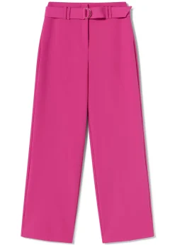 Pantalón wideleg cinturón