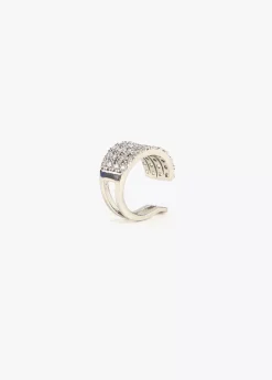 Pendiente piercing de cristales