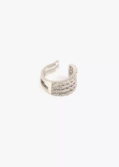 Pendiente piercing de cristales