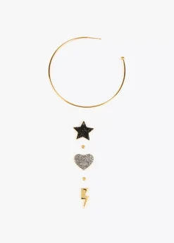 Pendientes aro y charms