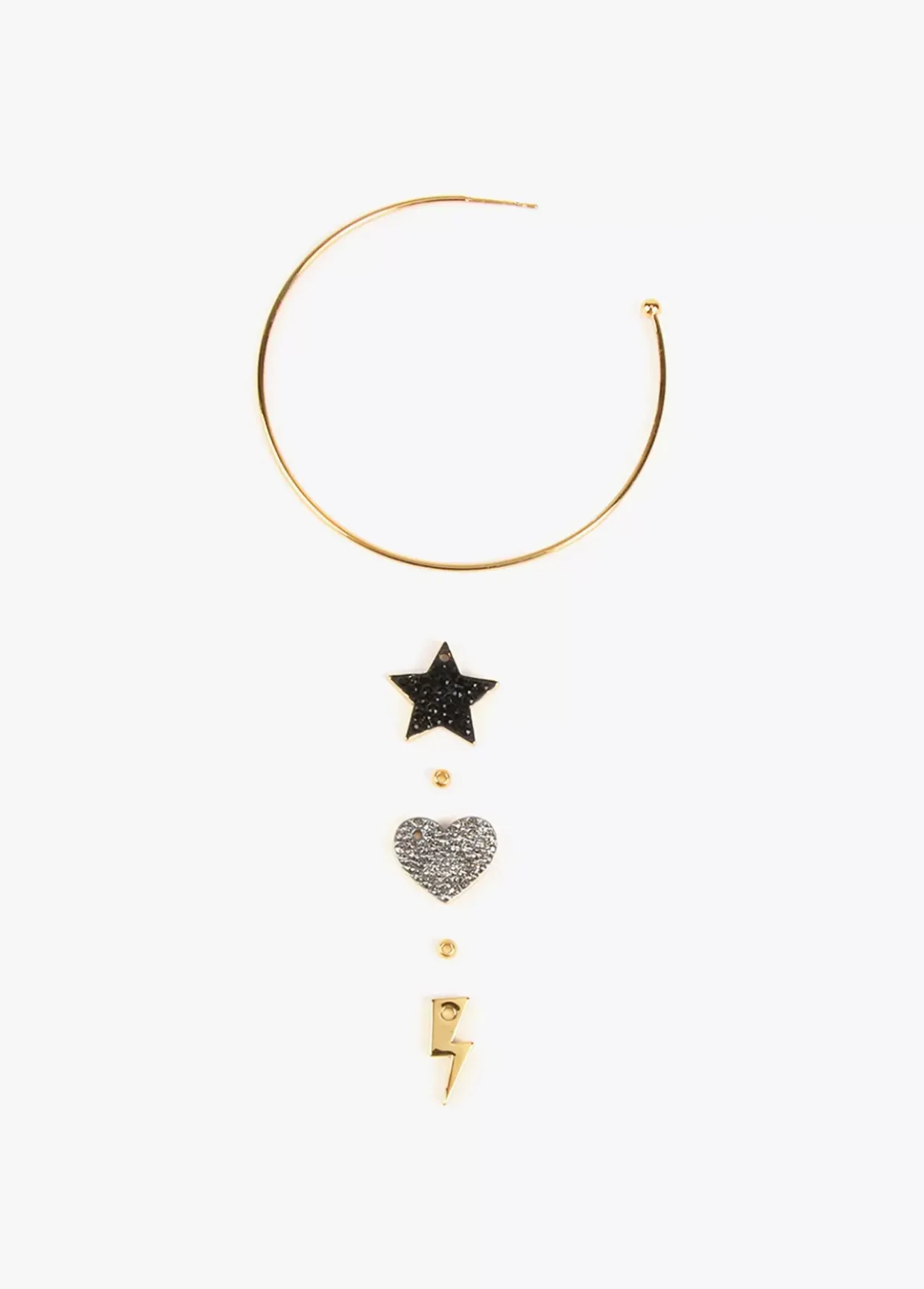 Pendientes aro y charms